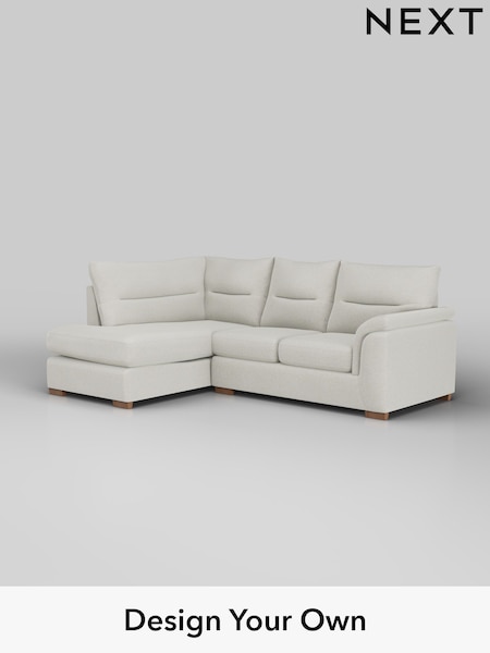 Plush Chenille/Oyster Hayden Highback (H36946) | £1,825