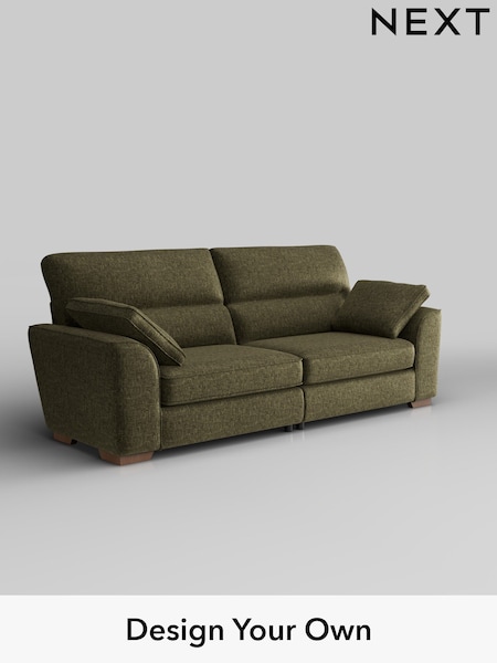 Plush Chenille/Moss Green Stamford Highback (H36948) | £1,399