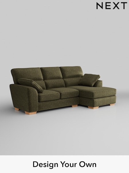 Plush Chenille/Moss Green Stamford Highback (H36948) | £1,875