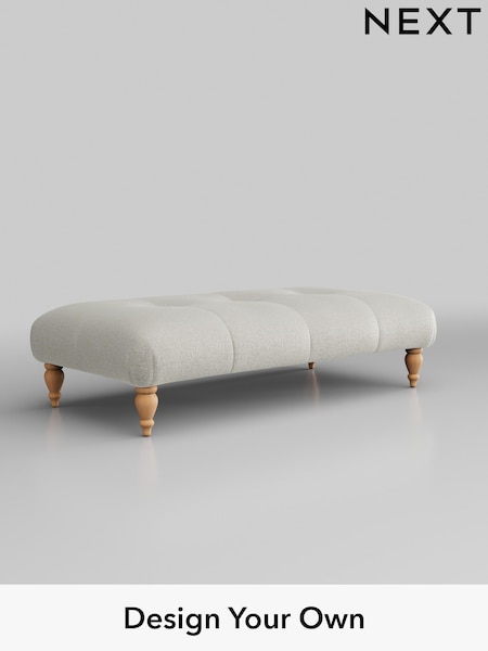 Plush Chenille/Oyster Erin Buttoned Back Deep Relaxed Sit (H36953) | £499