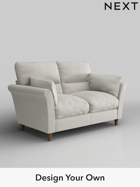 Plush Chenille/Oyster Hartley Highback Relaxed Sit (H36955) | £1,125