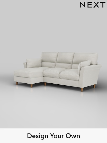 Plush Chenille/Oyster Hartley Highback Relaxed Sit (H36955) | £1,950