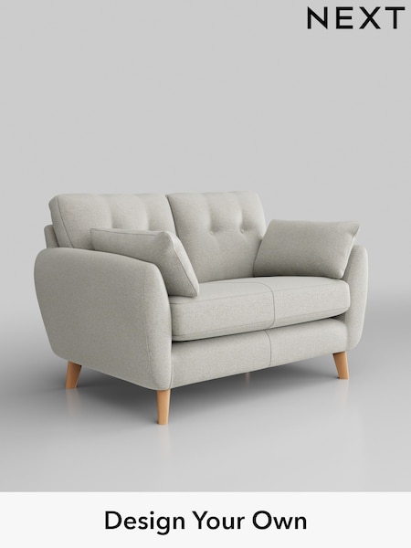 Plush Chenille/Oyster Wilson Buttoned Back (H36956) | £850