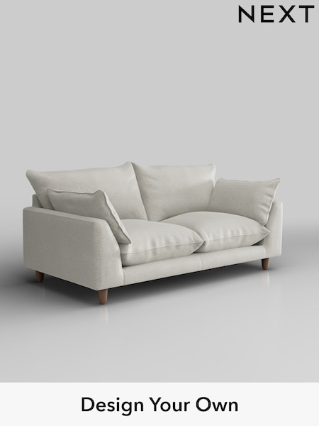 Plush Chenille/Oyster Noa Deep Relaxed Sit (H36958) | £1,175