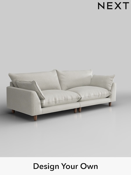 Plush Chenille/Oyster Noa Deep Relaxed Sit (H36958) | £1,375