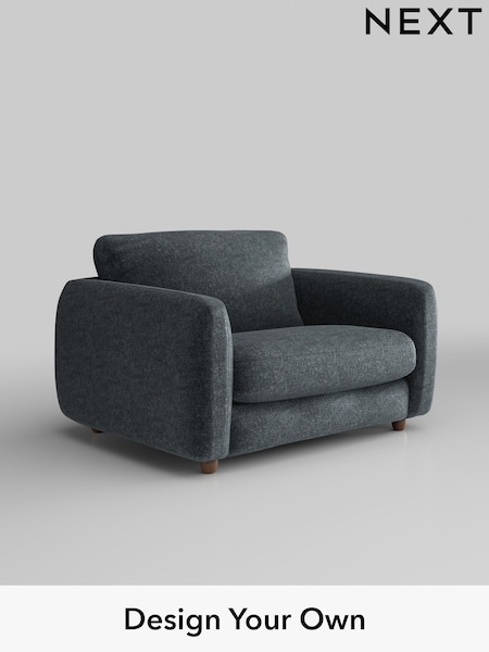 Plush Chenille/Slate Blue Aiden (H36962) | £925