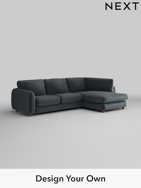 Plush Chenille/Slate Blue Aiden (H36962) | £1,825