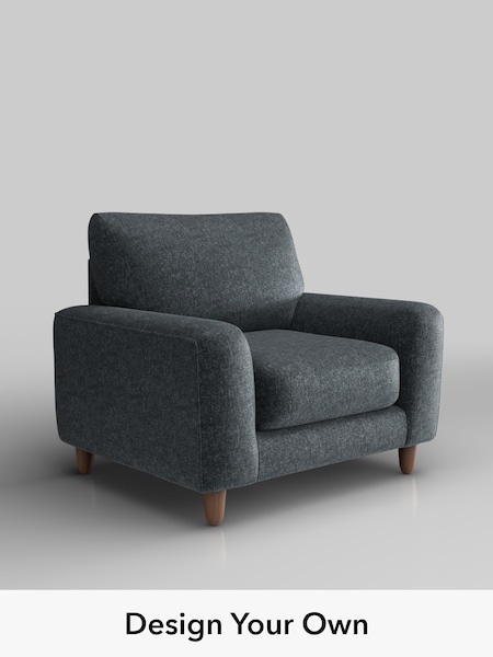 Plush Chenille/Slate Blue Campbell (H36963) | £875