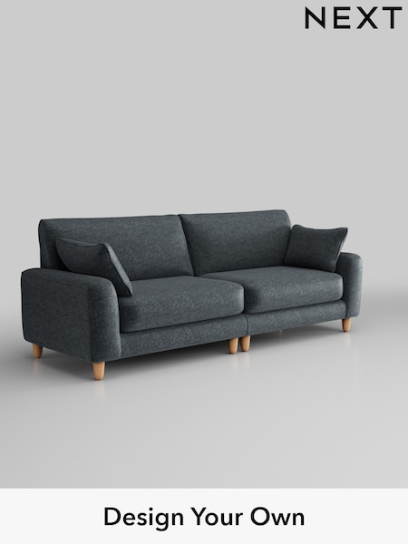 Plush Chenille/Slate Blue Campbell (H36963) | £1,375