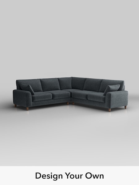 Plush Chenille/Slate Blue Campbell (H36963) | £2,350