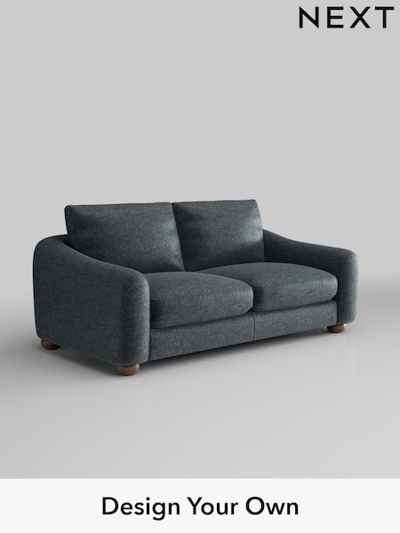 Plush Chenille/Slate Blue Arches (H36965) | £1,225