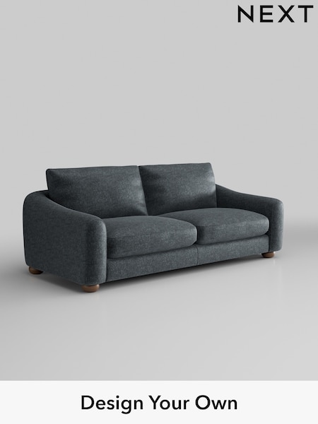 Plush Chenille/Slate Blue Arches (H36965) | £1,325