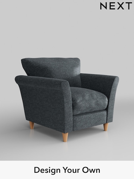 Plush Chenille/Slate Blue Hartley Relaxed Sit (H36966) | £825