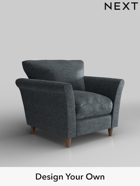 Plush Chenille/Slate Blue Hartley Relaxed Sit (H36966) | £825