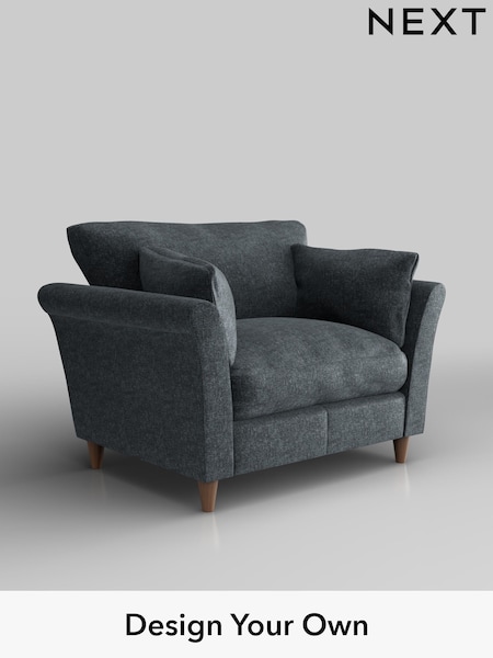 Plush Chenille/Slate Blue Hartley Relaxed Sit (H36966) | £925