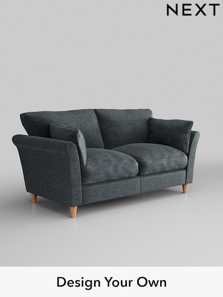 Plush Chenille/Slate Blue Hartley Relaxed Sit (H36966) | £1,175
