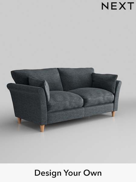 Plush Chenille/Slate Blue Hartley Relaxed Sit (H36966) | £1,275