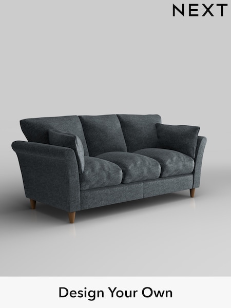 Plush Chenille/Slate Blue Hartley Relaxed Sit (H36966) | £1,275
