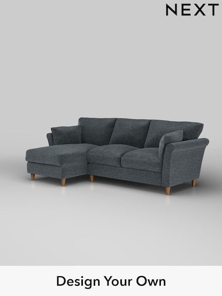 Plush Chenille/Slate Blue Hartley Relaxed Sit (H36966) | £1,899