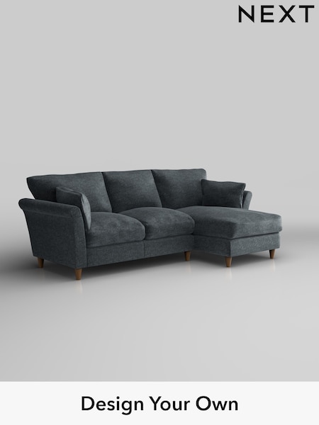Plush Chenille/Slate Blue Hartley Relaxed Sit (H36966) | £1,899