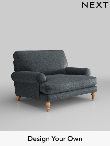 Plush Chenille/Slate Blue Erin Deep Relaxed Sit (H36971) | £975