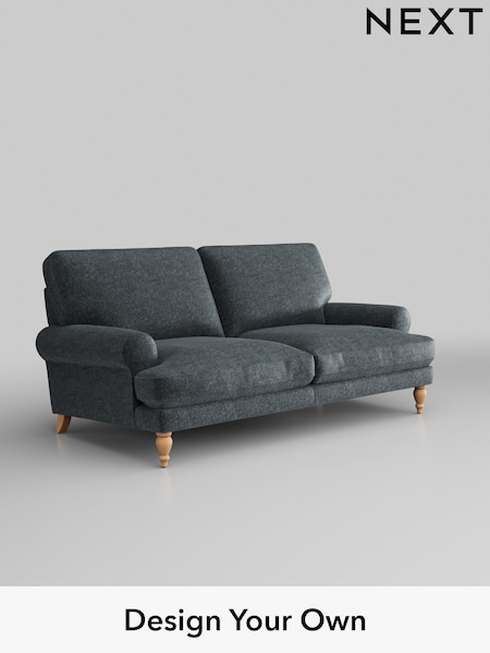 Plush Chenille/Slate Blue Erin Deep Relaxed Sit (H36971) | £1,275