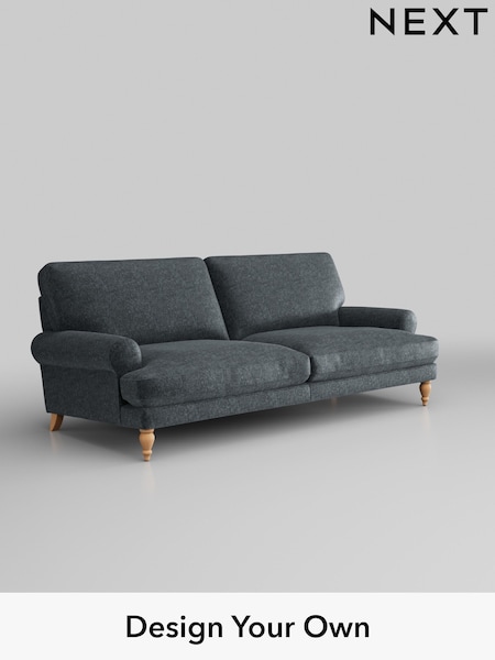 Plush Chenille/Slate Blue Erin Deep Relaxed Sit (H36971) | £1,375