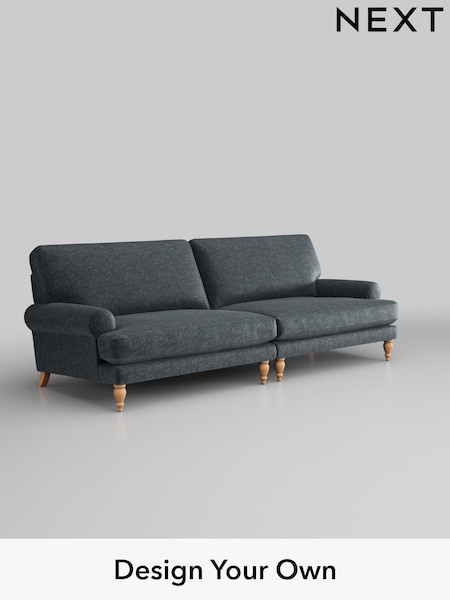 Plush Chenille/Slate Blue Erin Deep Relaxed Sit (H36971) | £1,475