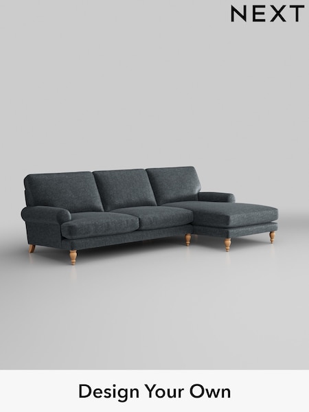Plush Chenille/Slate Blue Erin Deep Relaxed Sit (H36971) | £1,975