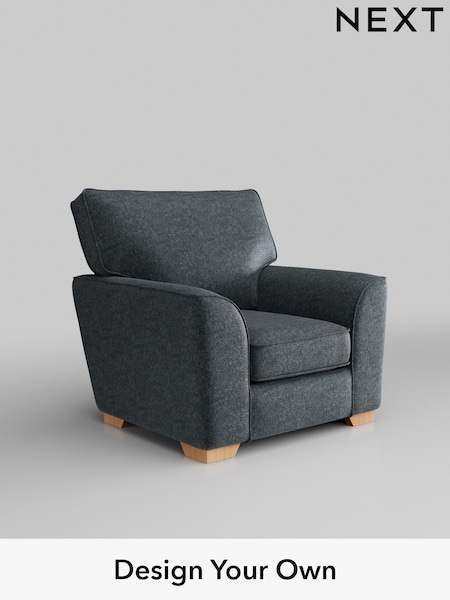 Plush Chenille/Slate Blue Stamford (H36975) | £750