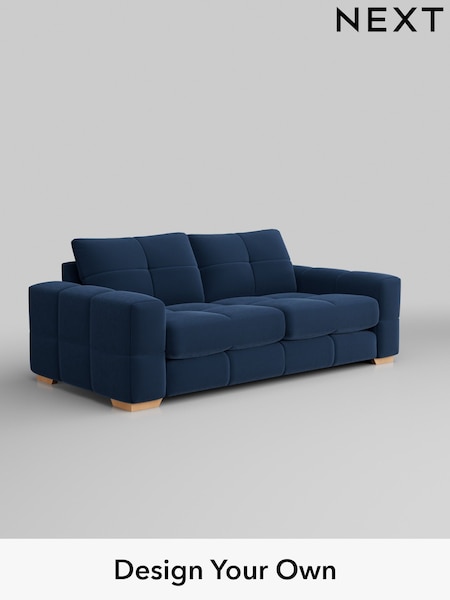 Plush Velvet Easy Clean/Airforce Blue Brooke Deep Sit (H36976) | £1,725