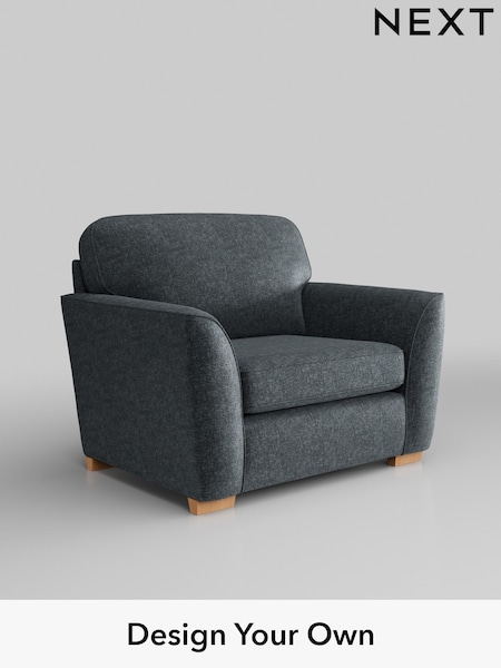 Plush Chenille/Slate Blue Malvern (H36978) | £725
