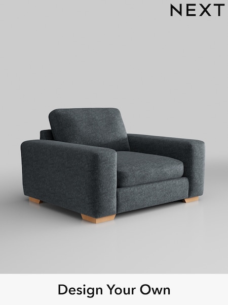 Plush Chenille/Slate Blue Houghton Deep Sit (H36979) | £975