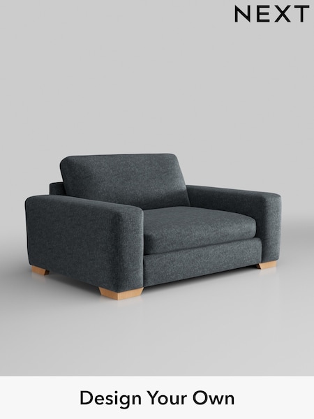 Plush Chenille/Slate Blue Houghton Deep Sit (H36979) | £1,175