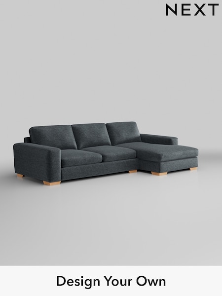 Plush Chenille/Slate Blue Houghton Deep Sit (H36979) | £2,250