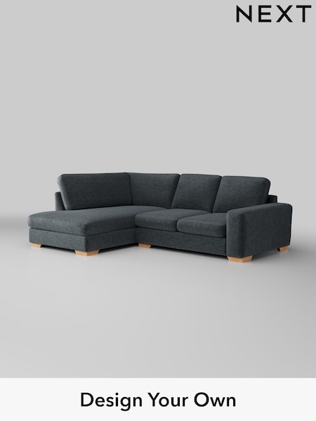 Plush Chenille/Slate Blue Houghton Deep Sit (H36979) | £2,099