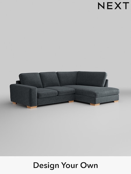 Plush Chenille/Slate Blue Houghton Deep Sit (H36979) | £2,099