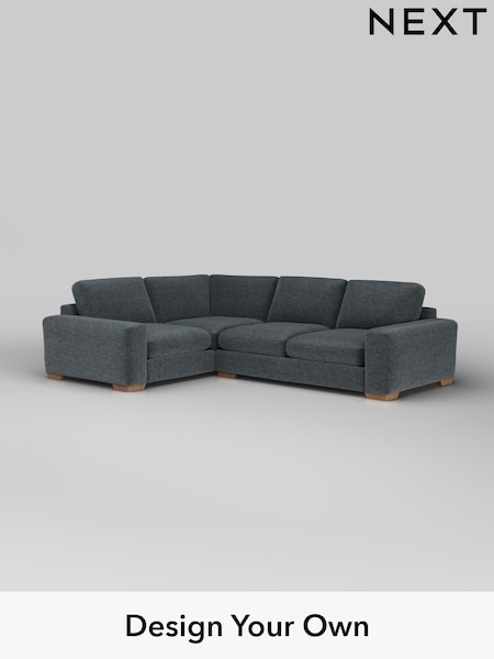 Plush Chenille/Slate Blue Houghton Deep Sit (H36979) | £2,575