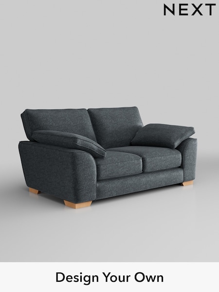 Plush Chenille/Slate Blue Stamford Grand Relaxed Sit (H36984) | £1,625