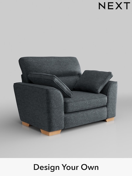 Plush Chenille/Slate Blue Stamford Highback (H36986) | £899