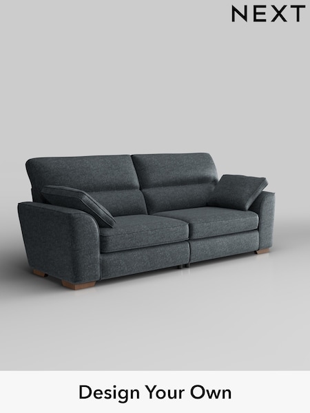 Plush Chenille/Slate Blue Stamford Highback (H36986) | £1,399