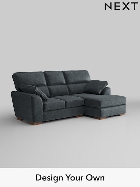 Plush Chenille/Slate Blue Stamford Highback (H36986) | £2,025