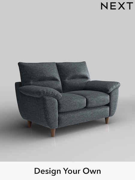 Plush Chenille/Slate Blue Elliot Highback (H36987) | £975
