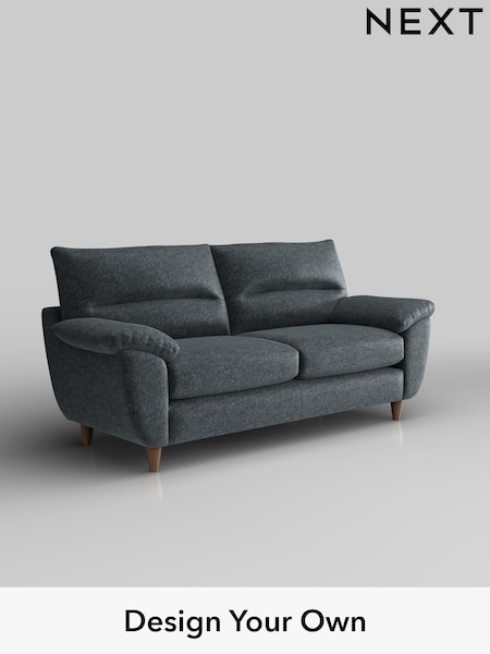 Plush Chenille/Slate Blue Elliot Highback (H36987) | £1,175