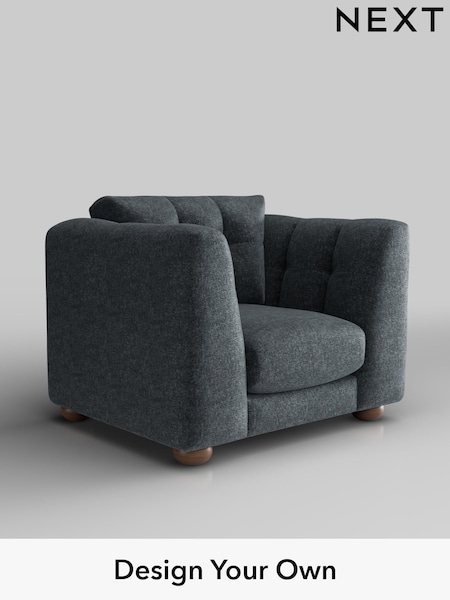 Plush Chenille/Slate Blue Jasmine (H36989) | £1,075