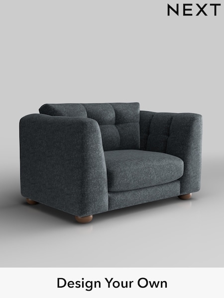Plush Chenille/Slate Blue Jasmine (H36989) | £1,175