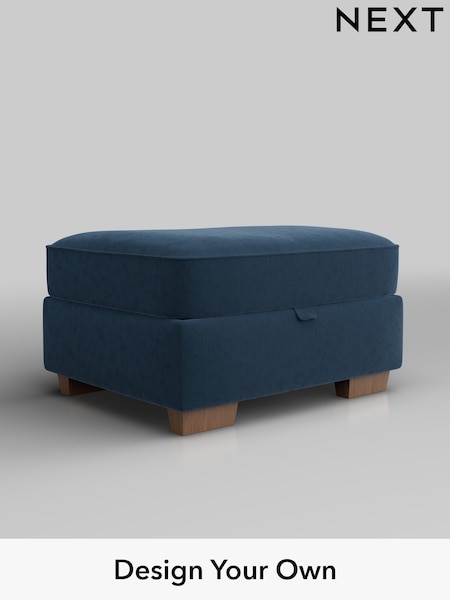 Plush Velvet Easy Clean/Airforce Blue Hayden Buttoned Back (H36991) | £499