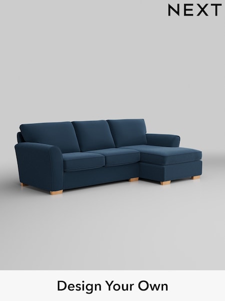 Plush Velvet Easy Clean/Airforce Blue Michigan Ii (H36994) | £1,525