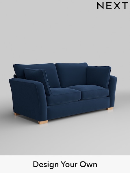 Plush Velvet Easy Clean/Airforce Blue Heath Highback (H36998) | £1,225