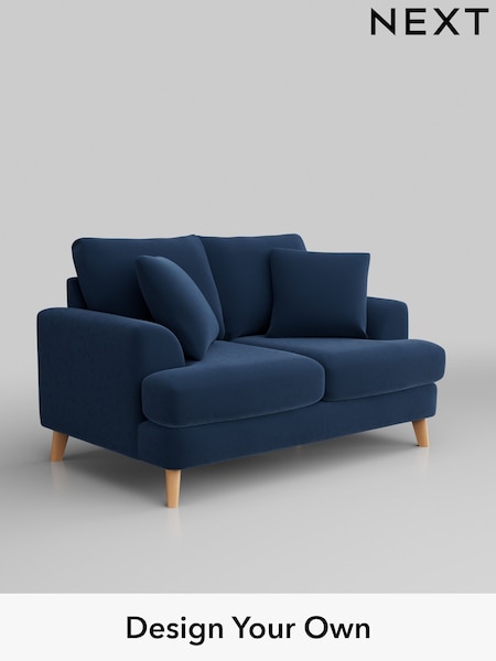 Plush Velvet Easy Clean/Airforce Blue Parker (H37000) | £1,175